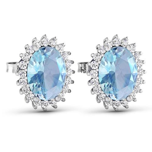 APP: 4.8k Gorgeous 14K White Gold 1.82CT Oval Cut Aquamarine and White Diamond Earrings - Great: Gov. File: H-67196 Gorgeous 14K White Gold 1.82CT Oval Cut Aquamarine and White Diamond Earrings - Great Investment - (Vault_Q) (QE6110WD-14KW-SM-AQ) Retail Replacement Value: $4.8K Asset Type: 14KT E