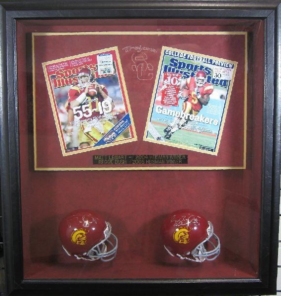 Leinart & Bush Mini Helmets - Authentic Signatures: Leinart & Bush Mini Helmets - Authentic Signatures - Thank you for viewing this Item. We hope that you are successful in your bidding. For over 30 years we have given the best possible customer se