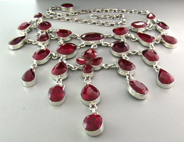APP: 26.3k 332.31CT Ruby & Sterling Silver Necklace: 332.31CT Ruby and Sterling Silver Necklace - Appraisal Value: $26.3K - Bid with utmost confidence from GovernmentAuction.com. We have been in business for over 35 years, and pride ourselves on perfect
