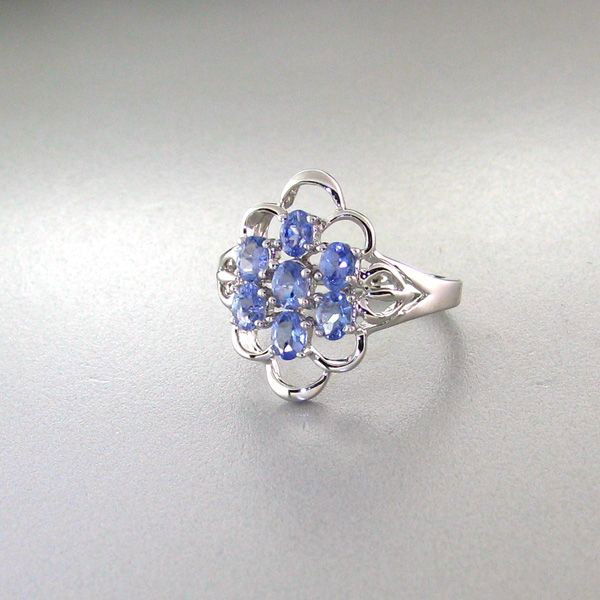 APP: 2k 18kt White Gold & Silver, 1CT Tanzanite Ring: 18 kt. White Gold Overlay and Silver, 1.44CT Tanzanite Ring - Appraisal Value: $2.4K - Bid with utmost confidence from GovernmentAuction.com. We have been in business for over 35 years, and pride ours