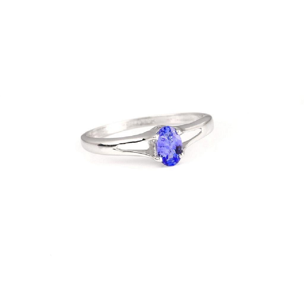 0.45CT Oval Cut Tanzanite And Platinum Over Sterling Silver Ring: Gov. File: H-02679 0.45CT Oval Cut Tanzanite And Platinum Over Sterling Silver Ring Retail Replacement Value: $1.1K Asset Type: Sterling Silver Ring Shipping: $19.95
