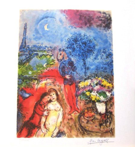 MARC CHAGALL Serenade Print, Limited Edition: MARC CHAGALL: Serenade Print - Bid with utmost confidence from GovernmentAuction.com. We have been in business for over 35 years, and pride ourselves on perfect customer service.