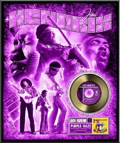 JIMI HENDRIX "Purple Haze" Gold 45: JIMI HENDRIX "Purple Haze" - Bid with utmost confidence from GovernmentAuction.com. We have been in business for over 35 years, and pride ourselves on perfect customer service.