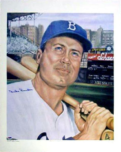 Duke Snider by Robert Stephen: "Duke Snider by Robert Stephen Simon Signed by Artist and Ballplayer,Numbered Limited Edition Lithograph" - Thank you for viewing this Item. We hope that you are successful in your bidding. For ov