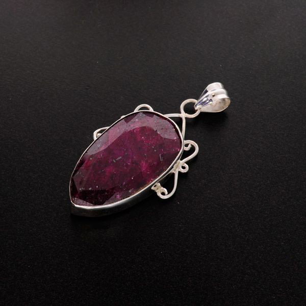 APP: 24.5k 91.76CT Ruby & Sterling Silver Pendant: 91.76CT Ruby and Sterling Silver Pendant - Appraisal Value: $24.4K - Bid with utmost confidence from GovernmentAuction.com. We have been in business for over 35 years, and pride ourselves on perfect c