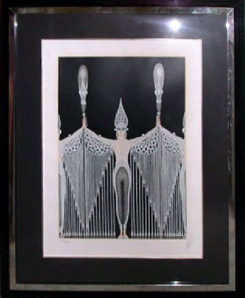 Erte - Serigraph Les Bijoux De Perle Unframed - 1983: Erte - Serigraph 1983 #232/300 Les Bijoux De Perle Unframed - Thank you for viewing this Item. We hope that you are successful in your bidding. For over 30 years we have given the best possible cu