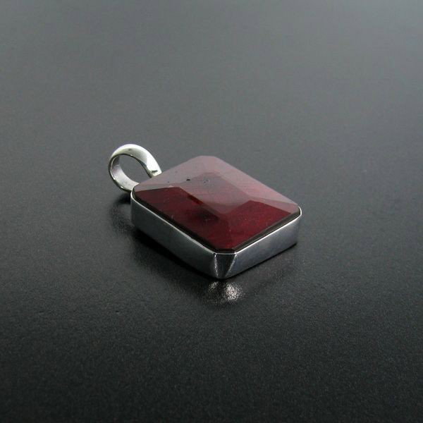 APP: 8.8k 32.87CT Ruby & Sterling Silver Pendant: 32.87CT Ruby and Sterling Silver Pendan - Appraisal Value: $8.8K - Bid with utmost confidence from GovernmentAuction.com. We have been in business for over 35 years, and pride ourselves on perfect cus
