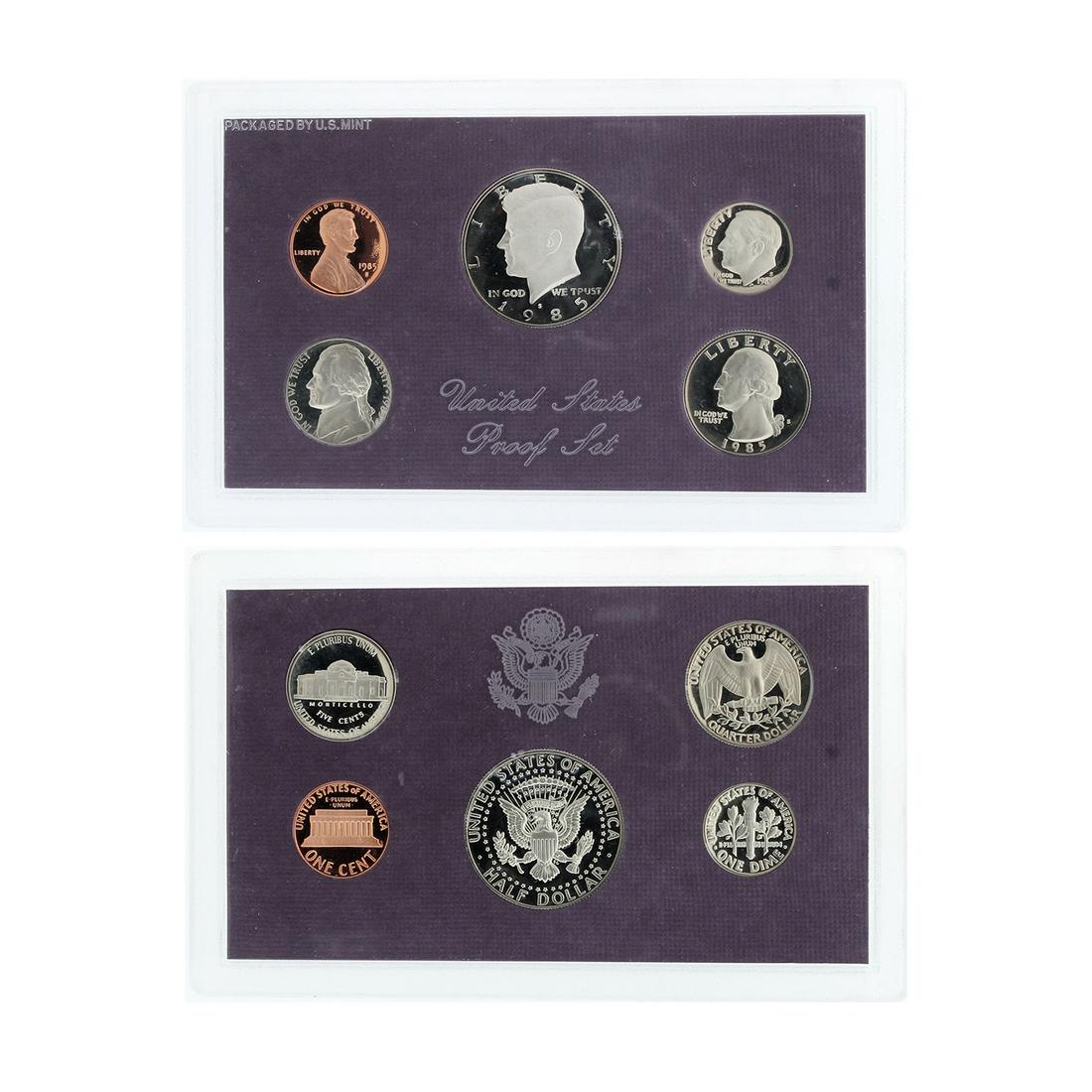 1985 United States Proof Set Coin: Gov. File: C-44715 1985 United States Proof Set Coin Asset Type: Coin Set Shipping: $9.95