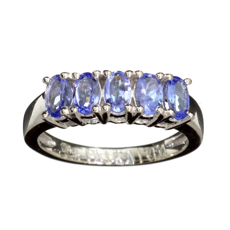 1.70CT Oval Cut Violet Blue Tanzanite And Platinum Over Sterling Silver Ring: Gov. File: K-11072 1.70CT Oval Cut Violet Blue Tanzanite And Platinum Over Sterling Silver Ring Retail Replacement Value:$1.7K Asset Type: Sterling Silver Ring Shipping: $19.95