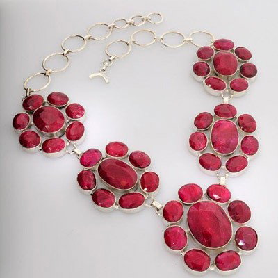 APP: 55.9k 399.37CT Ruby & Sterling Silver Necklace: 399.37CT Ruby and Sterling Silver Necklace - Appraisal Value: $55.9K - Bid with utmost confidence from GovernmentAuction.com. We have been in business for over 35 years, and pride ourselves on perfect