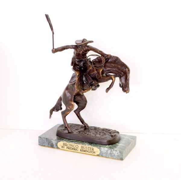 Bronco Buster- By Frederic Remington- Bronze Reissue: Bronco Buster- By Frederic Remington- Bronze Reissue - Bid with utmost confidence from GovernmentAuction.com. We have been in business for over 35 years, and pride ourselves on perfect customer servic