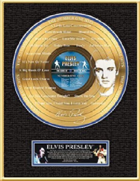 ELVIS PRESLEY "The Number One Hits" Etched Gold LP: ELVIS PRESLEY "The Number One Hits" - Bid with utmost confidence from GovernmentAuction.com. We have been in business for over 35 years, and pride ourselves on perfect customer service.