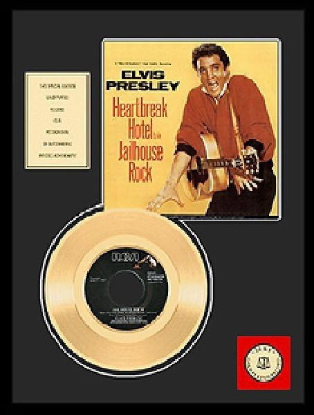ELVIS PRESLEY "Jailhouse Rock" Gold Record: ELVIS PRESLEY "Jailhouse Rock" - Bid with utmost confidence from GovernmentAuction.com. We have been in business for over 35 years, and pride ourselves on perfect customer service.