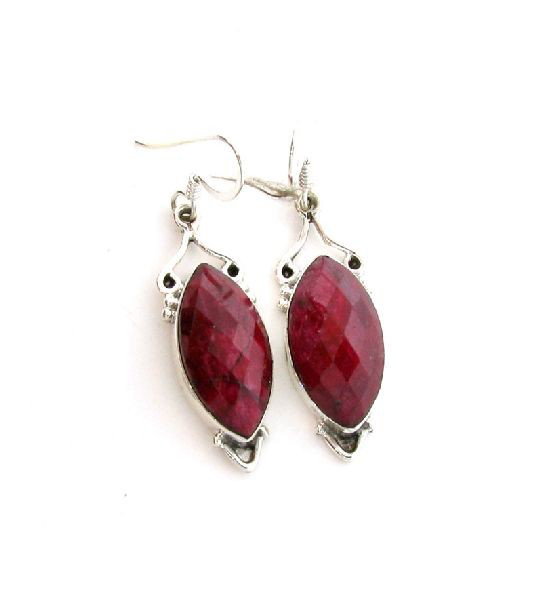 APP: 9k 19.01CT Ruby & Sterling Silver Earrings: 19.01CT Ruby and Sterling Silver Earrings - Appraisal Value: $8.9K - Bid with utmost confidence from GovernmentAuction.com. We have been in business for over 35 years, and pride ourselves on perfect c