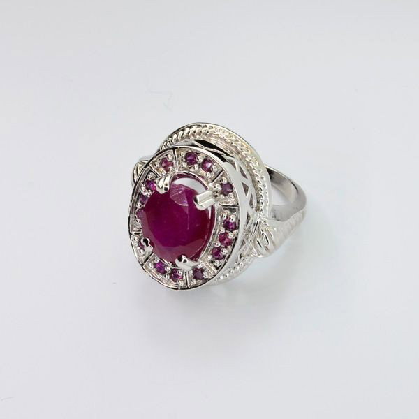 APP: 9.3k 7.30CT Ruby & Sterling Silver Ring: 7.30CT Ruby and Sterling Silver Ring - Appraisal Value: $9.3K - Bid with utmost confidence from GovernmentAuction.com. We have been in business for over 35 years, and pride ourselves on perfect custom