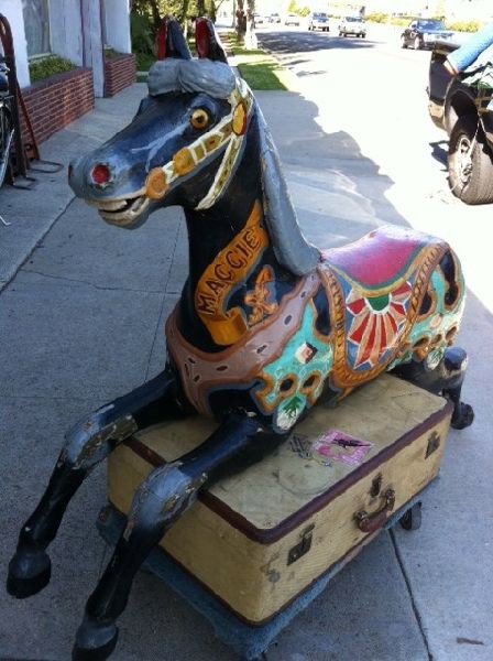 Carousel Wood Horse - PICK UP ONLY: Carousel Wood Horse - PICK UP ONLY - Thank you for viewing this Item. We hope that you are successful in your bidding. For over 30 years we have given the best possible customer service to our 1000's 