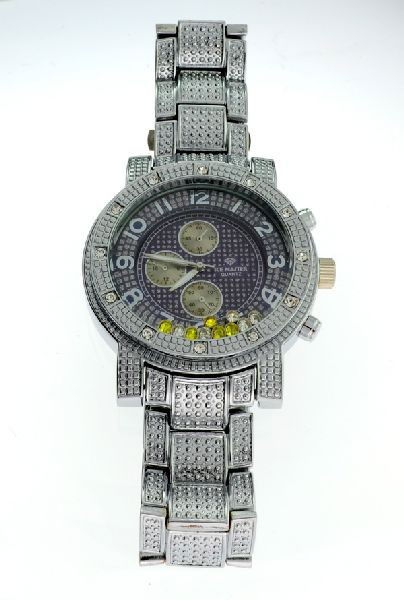 ICE MASTER Men's Watch: ICE MASTER ( Silver Color ,Big Numbers W /Multi Color Gems ) Men's Watch - Bid with utmost confidence from GovernmentAuction.com. We have been in business for over 35 years, and pride ourselves on per
