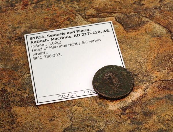 217-218 AD Syria Seleucis & Pieria Anioch Ancient Coin: 217-218 AD Syria Seleucis and Pieria Anioch Ancient Coin - Bid with utmost confidence from GovernmentAuction.com. We have been in business for over 35 years, and pride ourselves on perfect customer se