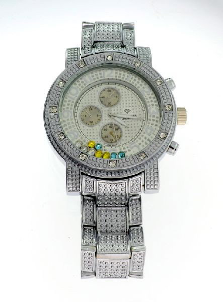 ICE MASTER Silver Color w/Multi Color Gems Men's Watch: ICE MASTER ( Silver Color ,Big Numbers W /Multi Color Gems ) Men's Watch - Bid with utmost confidence from GovernmentAuction.com. We have been in business for over 35 years, and pride ourselves on per
