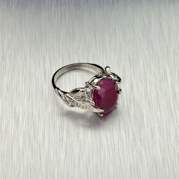 APP: 11.4k 8.42CT Ruby & Sterling Silver Ring: 8.42CT Ruby and Sterling Silver Ring - Appraisal Value: $11.3K.