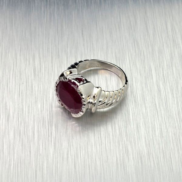 APP: 11.3k 10.72CT Ruby & Sterling Silver Ring: 10.72CT Ruby and Sterling Silver Ring - Appraisal Value: $11.3K