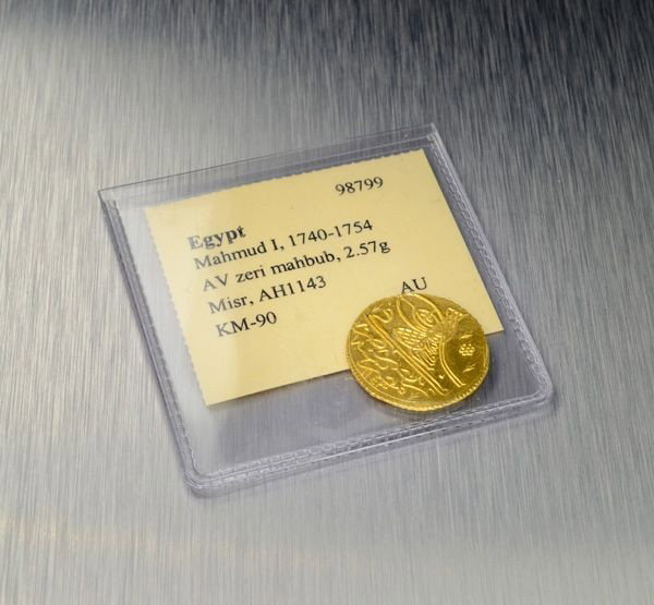 1740-1754 Egypt, Mahmud zeri mahbub Ancient Gold Coin: 1740-1754 Egypt, Mahmud zeri mahbub Ancient Gold Coin