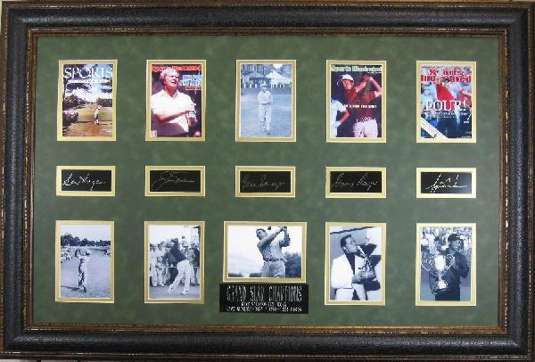 Golf Grand Slam Champions - Plate Signatures: Golf Grand Slam Champions - Thank you for viewing this Item. We hope that you are successful in your bidding. For over 30 years we have given the best possible customer service to our 1000's of repeat