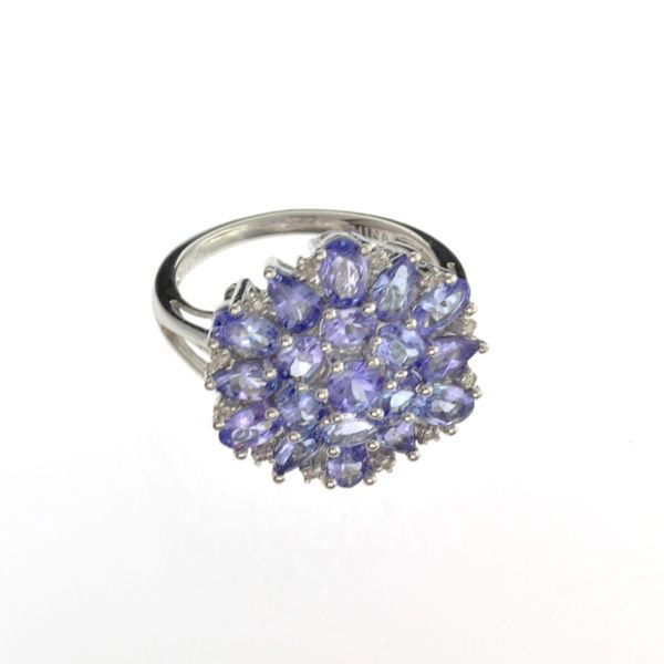 APP: 4k 3CT Tanzanite & Diamond Plat Sterl Silver Ring: 3.41CT Tanzanite and Diamond Platinum Overlay Sterling Silver Ring - Appraisal Value: $4.1K - Bid with utmost confidence from GovernmentAuction.com. We have been in business for over 35 years, and pri