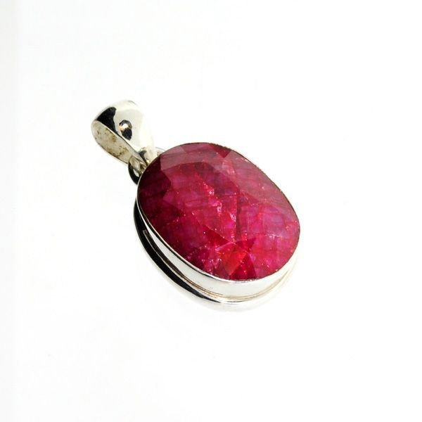 APP: 4.7k 17.20CT Ruby & Sterling Silver Pendant: 17.20CT Ruby and Sterling Silver Pendan - Appraisal Value: $4.7K - Bid with utmost confidence from GovernmentAuction.com. We have been in business for over 35 years, and pride ourselves on perfect cus