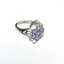 APP: 1k 1CT Tanzanite & Platinum Sterling Silver Ring