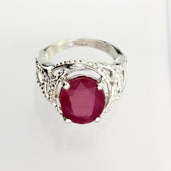 APP: 13.2k 9.80CT Ruby & Sterling Silver Ring: 9.80CT Ruby and Sterling Silver Ring - Appraisal Value: $13.1K - Bid with utmost confidence from GovernmentAuction.com. We have been in business for over 35 years, and pride ourselves on perfect custo