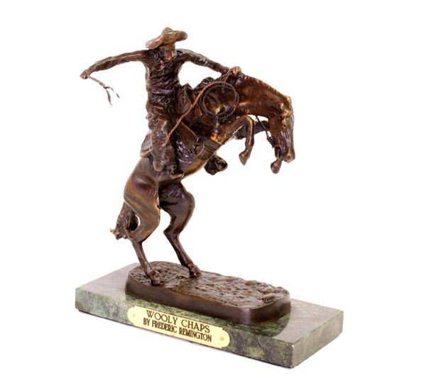 Wooly Chaps- By Frederic Remington- Bronze Reissue: Wooly Chaps- By Frederic Remington- Bronze Reissue