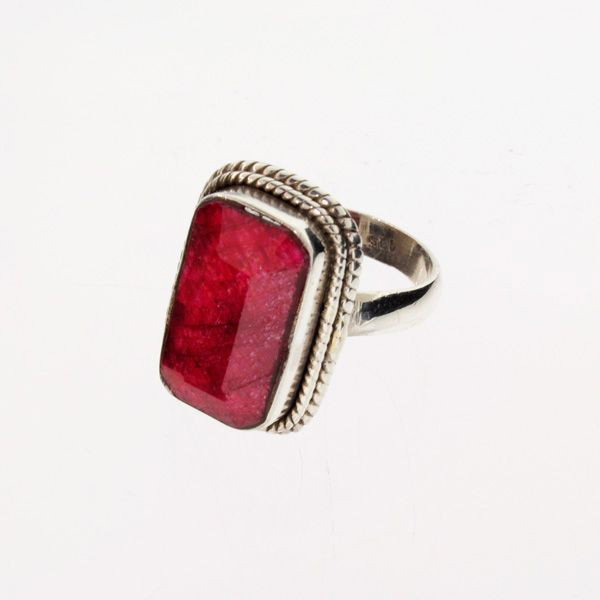 APP: 6.3k 13.10CT Ruby & Sterling Silver Ring: 13.10CT Ruby and Sterling Silver Ring - Appraisal Value: $6.2K