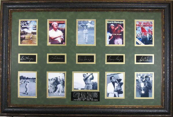 Golf Grand Slam Champions - Plate Signatures: Golf Grand Slam Champions - Thank you for viewing this Item. We hope that you are successful in your bidding. For over 30 years we have given the best possible customer service to our 1000's of repeat