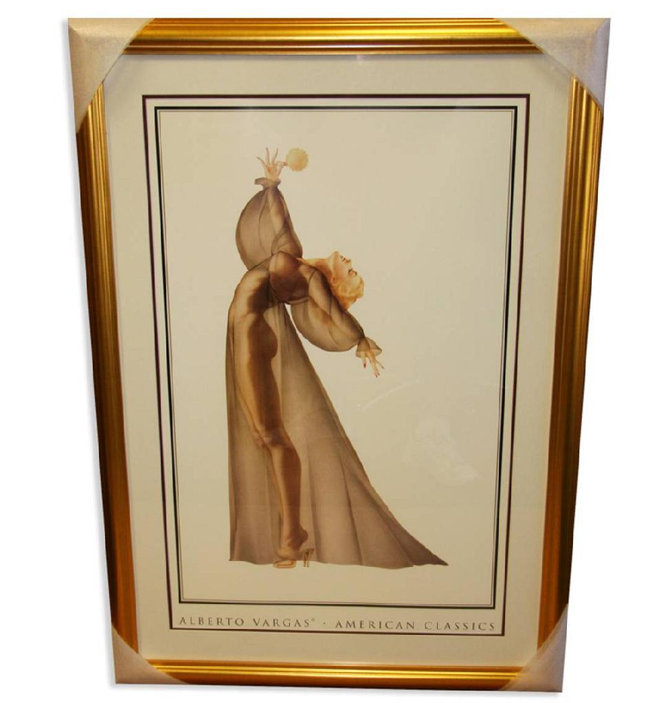 Alberto Vargas (Nude) Exquisitely Museum Framed & Matted Print (Vault_DNG): Gov. File: M-09158 Alberto Vargas (Nude) Exquisitely Museum Framed & Matted Print Asset Type: PrintShipping: $39.95. Item may require additional shipping charges due to weight or size.