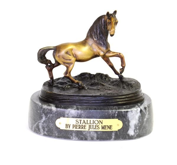 Stallion- By Pierre Jules Mene- Bronze Reissue: Stallion- By Pierre Jules Mene- Bronze Reissue