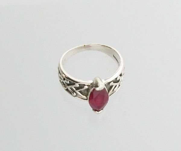 APP: 3k Sebastian 2.10CT Ruby & Sterling Silver Ring: Designer Sebastian 2.10CT Ruby and Sterling Silver Ring - Appraisal Value: $2.9K