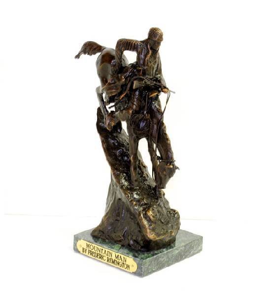 Mountain Man- By Frederic Remington- Bronze Reissue: Mountain Man- By Frederic Remington- Bronze Reissue