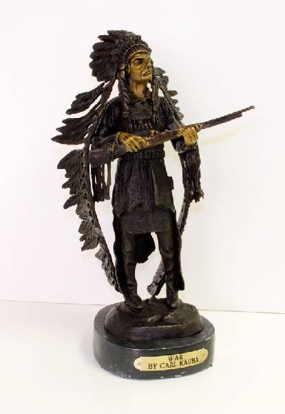War- By Carl Kauba. Bronze Reissue: War- By Carl Kauba. Bronze Reissue