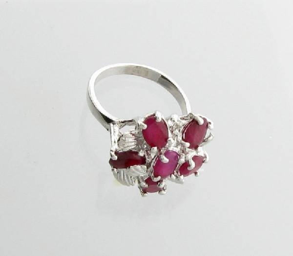 APP: 6.2k 3.55CT Oval Cut Ruby & Sterling Silver Ring: 3.55CT Oval Cut Ruby and Sterling Silver Ring - Appraisal Value: $6.2K