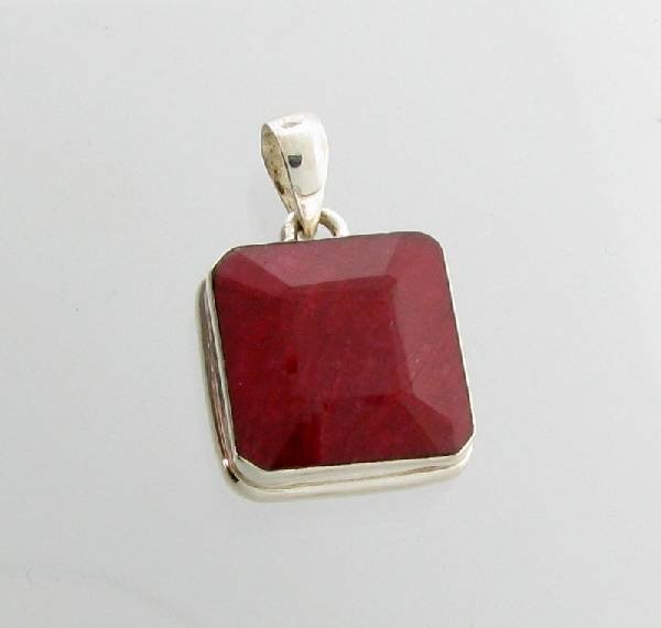 APP: 8.1k 21.58CT Ruby & Sterling Silver Pendant: 21.58CT Ruby and Sterling Silver Pendan - Appraisal Value: $8.0K