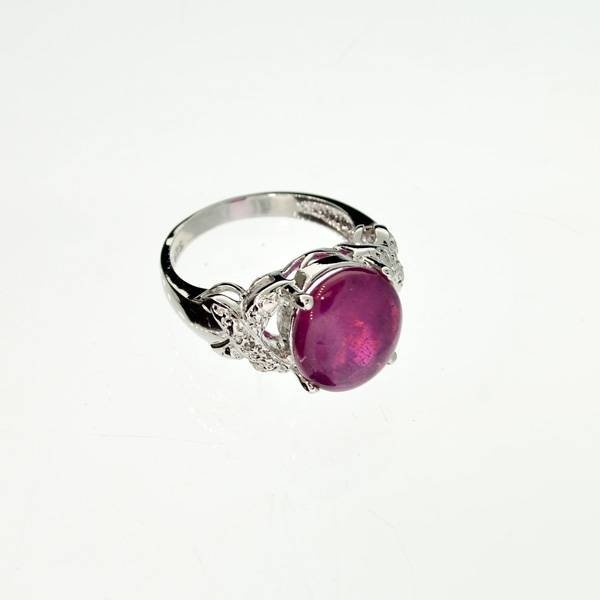 APP: 6.6k 4.88CT Ruby & Sterling Silver Ring: 4.88CT Ruby and Sterling Silver Ring - Appraisal Value: $6.6K