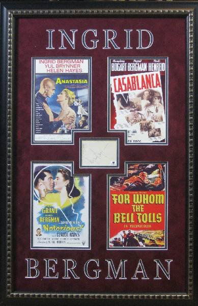 Ingrid Bergman - Authentic Signature: Ingrid Bergman - Authentic Signature ==