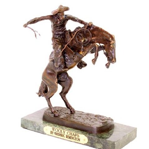 Wooly Chaps- By Frederic Remington- Bronze Reissue: Wooly Chaps- By Frederic Remington- Bronze Reissue <