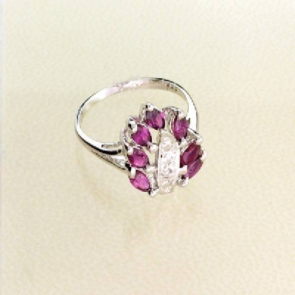 APP: 1.4k 2.13CT Ruby & Sterling Silver Ring: 2.13CT Ruby and Sterling Silver Ring - Appraisal Value: $1.4K