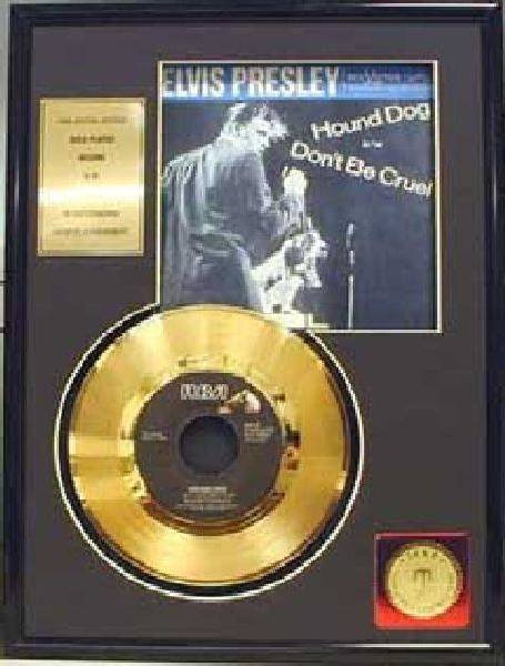 ELVIS PRESLEY "Hound Dog" Gold Record: ELVIS PRESLEY "Hound Dog"