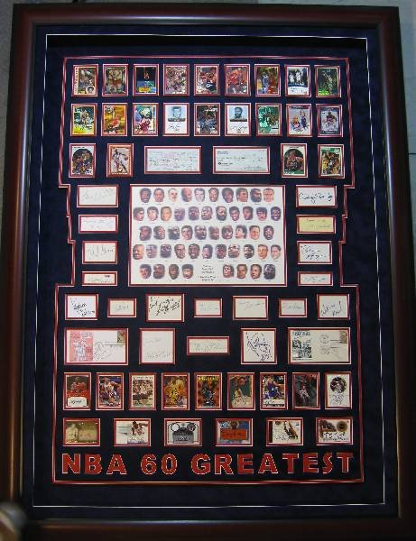 NBA 60 Greatest Shadow Box - Authentic Signatures: NBA 60 Greatest Shadow Box - Authentic Signatures ==