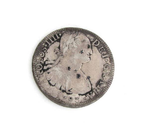 1793 Eight Reales First Silver Dollar Coin - Investment: 1793 Eight Reales First Silver Dollar Coin
