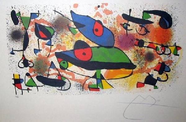 JOAN MIRO Sculpture II Print, Limited Edition: JOAN MIRO: Sculpture II Print