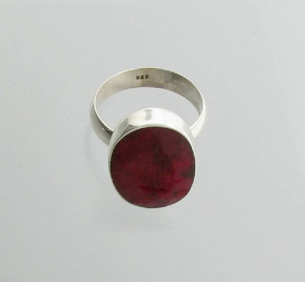 APP: 1.8k 8.54CT Ruby & Sterling Silver Ring: 8.54CT Ruby and Sterling Silver Ring - Appraisal Value: $1.8K